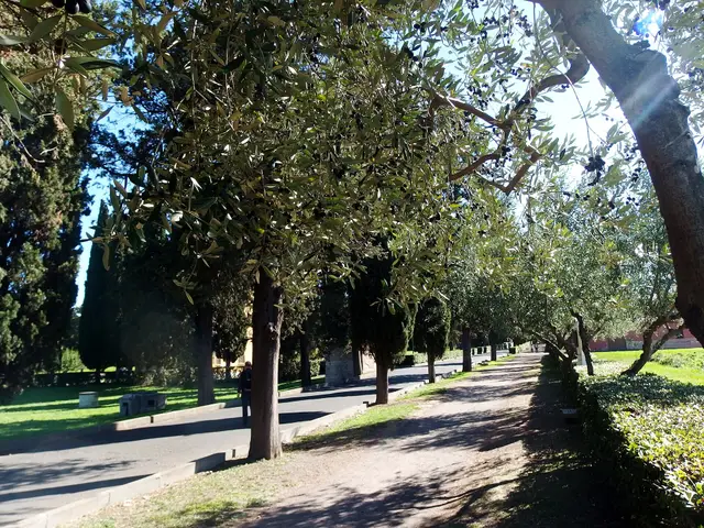 Ticket office and entrance building of the Catacombs of San Callisto